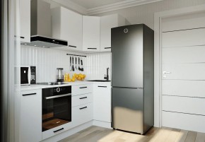 Кухонный гарнитур Белый Глянец 2200*1000 (Стол. 26мм) в Талице - talica.ok-mebel.com | фото