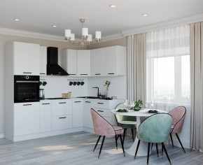 Кухонный гарнитур Белый Глянец 2400*1600 (Стол. 26мм) в Талице - talica.ok-mebel.com | фото