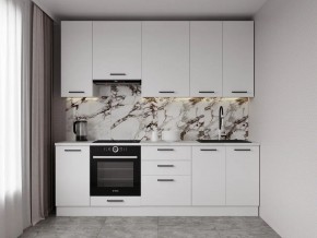 Кухонный гарнитур Белый Глянец 2400 h950 (Стол. 38мм) в Талице - talica.ok-mebel.com | фото