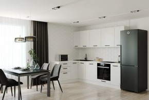 Кухонный гарнитур Белый Глянец 2600*1600 (Стол. 26мм) в Талице - talica.ok-mebel.com | фото