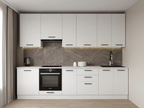 Кухонный гарнитур Белый Глянец 3000 h950 (Стол. 26мм) в Талице - talica.ok-mebel.com | фото