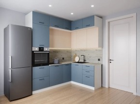 Кухонный гарнитур Фьюжн 2200*1700 (Стол. 26мм) в Талице - talica.ok-mebel.com | фото