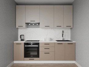 Кухонный гарнитур Каппучино 2400 h950 (Стол. 26мм) в Талице - talica.ok-mebel.com | фото