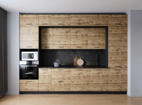 Кухонный гарнитур Крафт 3400 (Стол. 38мм) в Талице - talica.ok-mebel.com | фото