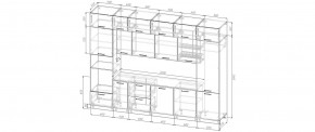 Кухонный гарнитур Крафт 3400 (Стол. 38мм) в Талице - talica.ok-mebel.com | фото 2