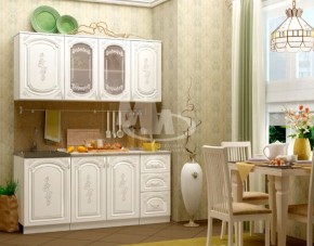 ЛИЗА-2 Кухонный гарнитур 1,7 Белый глянец холодный в Талице - talica.ok-mebel.com | фото