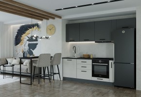 Кухонный гарнитур Лофт 2550 (Стол. 38мм) в Талице - talica.ok-mebel.com | фото