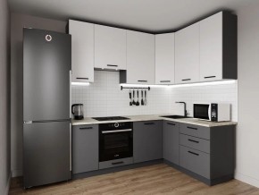 Кухонный гарнитур Меренга 2200*1600 h950 (Стол. 26мм) в Талице - talica.ok-mebel.com | фото