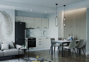Кухонный гарнитур Шампань 2550 (Стол. 26мм) в Талице - talica.ok-mebel.com | фото