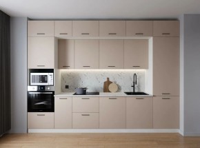Кухонный гарнитур Шампань 3400 (Стол. 38мм) в Талице - talica.ok-mebel.com | фото