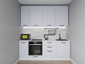 Кухонный гарнитур Смоки 2200 h950 (Стол. 38 мм) в Талице - talica.ok-mebel.com | фото