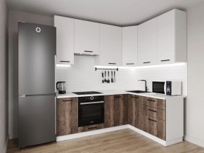 Кухонный гарнитур Старое Дерево 2200*1600 h950 (Стол. 38мм) в Талице - talica.ok-mebel.com | фото