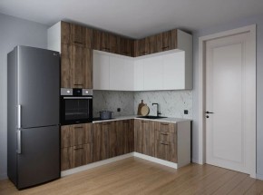 Кухонный гарнитур Старое Дерево 2200*1700 (Стол. 38мм) в Талице - talica.ok-mebel.com | фото