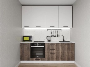 Кухонный гарнитур Старое Дерево 2200 h950 (Стол. 26мм) в Талице - talica.ok-mebel.com | фото