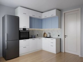 Кухонный гарнитур угловой Капри 2200*1700 (Стол. 38мм) в Талице - talica.ok-mebel.com | фото