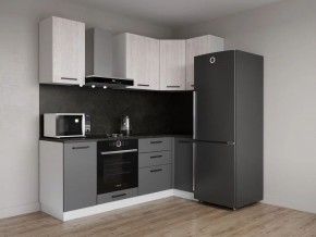 Кухонный гарнитур угловой Санторини 2200*1000 (Стол. 26мм) в Талице - talica.ok-mebel.com | фото