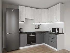 Кухонный гарнитур угловой Санторини 2200*1600 h950 (Стол. 38мм) в Талице - talica.ok-mebel.com | фото