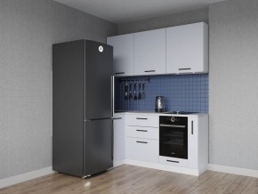 Кухонный гарнитур угловой Смоки 1000*1800 (Стол. 38 мм) в Талице - talica.ok-mebel.com | фото