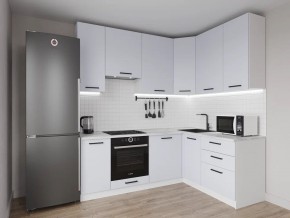 Кухонный гарнитур угловой Смоки 2200*1600 h950 (Стол. 26мм) в Талице - talica.ok-mebel.com | фото