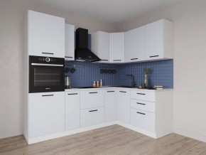 Кухонный гарнитур угловой Смоки 2400*1600 (Стол. 38мм) в Талице - talica.ok-mebel.com | фото