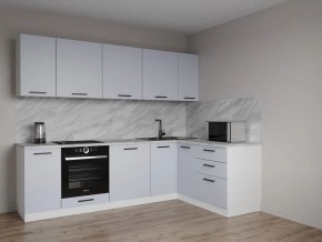 Кухонный гарнитур угловой Смоки 2600*1600 (Стол. 26мм) в Талице - talica.ok-mebel.com | фото