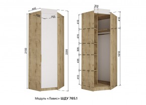 ЛАВИС Детская (модульная) белый/роза-белый софт/ручка золотая в Талице - talica.ok-mebel.com | фото 11