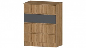 ЛЕНОРА Комод 4 ящика (графит) в Талице - talica.ok-mebel.com | фото