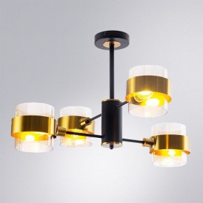 Люстра на штанге Arte Lamp Carlo A8205SP-4BK в Талице - talica.ok-mebel.com | фото 2