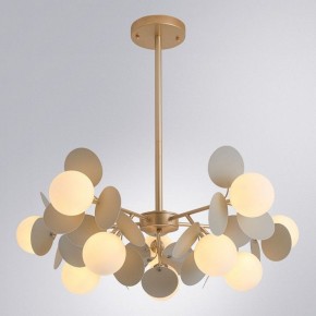 Люстра на штанге Arte Lamp Peacock A1369SP-10GY в Талице - talica.ok-mebel.com | фото 2