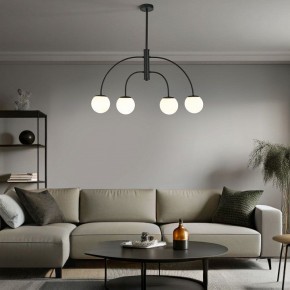 Люстра на штанге Eurosvet Cenacolo 30179/4 черный в Талице - talica.ok-mebel.com | фото 2