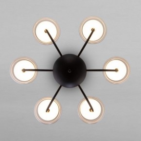 Люстра на штанге Eurosvet Fungo 50388 LED черный в Талице - talica.ok-mebel.com | фото 2