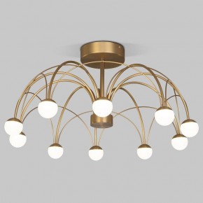 Люстра на штанге Eurosvet Ragno 90031/10 LED золото в Талице - talica.ok-mebel.com | фото