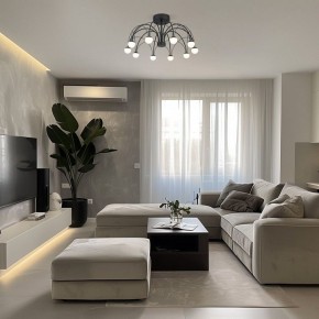 Люстра на штанге Eurosvet Ragno 90035/10 LED черный в Талице - talica.ok-mebel.com | фото 5