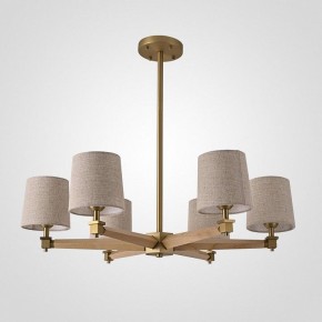 Люстра на штанге Imperiumloft Jorgenson Beige/Light wood STAVRA01 в Талице - talica.ok-mebel.com | фото