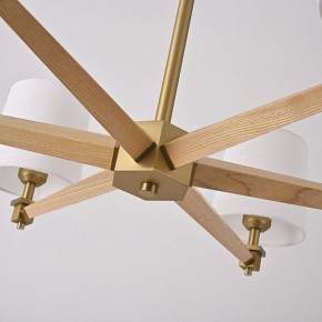 Люстра на штанге Imperiumloft Jorgenson White/Light wood STAVRA01 в Талице - talica.ok-mebel.com | фото 13