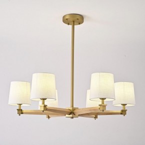Люстра на штанге Imperiumloft Jorgenson White/Light wood STAVRA01 в Талице - talica.ok-mebel.com | фото 2