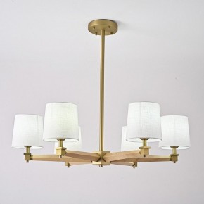 Люстра на штанге Imperiumloft Jorgenson White/Light wood STAVRA01 в Талице - talica.ok-mebel.com | фото 4