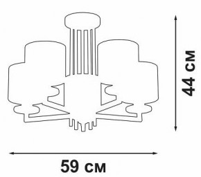 Люстра на штанге Vitaluce V3069 V3069-8/5PL в Талице - talica.ok-mebel.com | фото 3