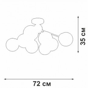 Люстра на штанге Vitaluce V3772 V3772-8/8PL в Талице - talica.ok-mebel.com | фото 4