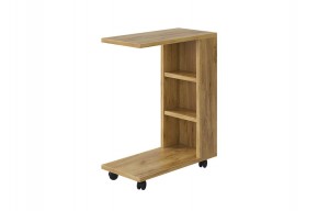 МАЛЬТА Столик прикроватный (дуб крафт золотой) в Талице - talica.ok-mebel.com | фото