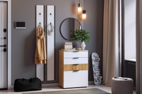 МЕБЕЛЬСОН К21 Прихожая (белое дерево) в Талице - talica.ok-mebel.com | фото
