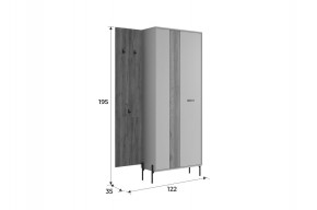МЕБЕЛЬСОН К8 Прихожая в Талице - talica.ok-mebel.com | фото 2