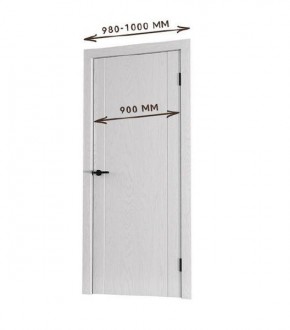 Межкомнатная дверь Bolivar Роялвуд белый (комплект) 900 в Талице - talica.ok-mebel.com | фото