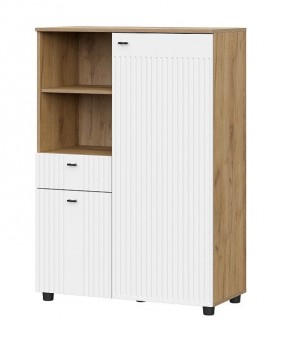 МИЛАН Гостиная (Дуб Золотой/Белый Матовый) модульная в Талице - talica.ok-mebel.com | фото 28
