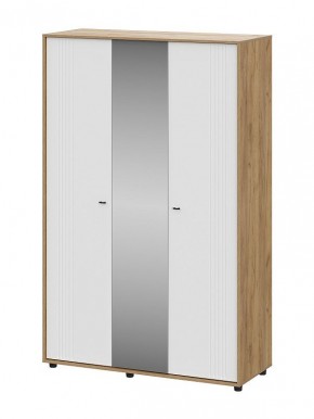 МИЛАН Шкаф трехстворчатый (Белый матовый) в Талице - talica.ok-mebel.com | фото