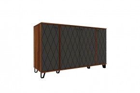 Модульная Спальня Римини (МДФ графит софт) в Талице - talica.ok-mebel.com | фото 2