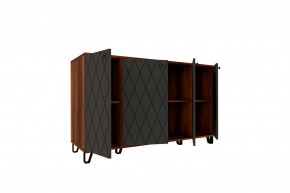 Модульная Спальня Римини (МДФ графит софт) в Талице - talica.ok-mebel.com | фото 3
