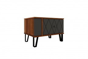 Модульная Спальня Римини (МДФ графит софт) в Талице - talica.ok-mebel.com | фото 5