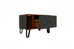 Модульная Спальня Римини (МДФ графит софт) в Талице - talica.ok-mebel.com | фото 6