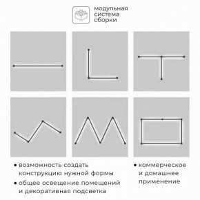 Модульный светильник Imex Thin & Smart IL.0060.5000-1000-BK в Талице - talica.ok-mebel.com | фото 3